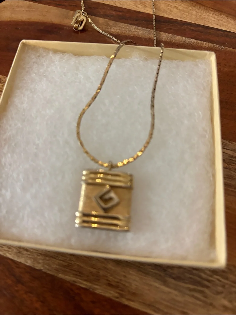 Givenchy Gold-Tone Geometric Pendant Necklace